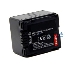 Bateria para Panasonic CGA-DU07A CGA-DU07A / 1B CGA-DU07E 1400mAh - Substituição da bateria