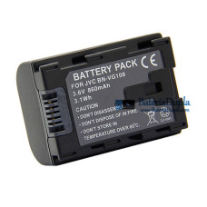 Bateria para JVC BN-VG107E BN-VG108E BN-VG108U 860mAh - Substituição da bateria