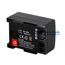 Bateria para Canon BP-808 BP-809 BP-819 BP-827 BP-827T 890mAh - Substituição da bateria
