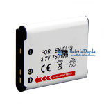 Bateria para Nikon EN-EL19 COOLPIX S100 S2500 S2700 S3100 - substituição de bateria