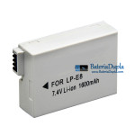 Bateria para Canon LP-E8 EOS 550D 600D 650D 700D - Substituição da bateria