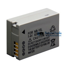 Bateria para Canon NB10L NB10L Powershot SX40 SX40HS SX50HS SX60 G1X G3X G15 G16 920mAh - Substituição da bateria