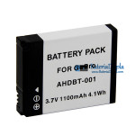 Bateria para Gopro AHDBT-001 HD HERO1 1100mAh - Substituição da bateria