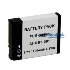 Bateria para Gopro AHDBT-001 HD HERO1 1100mAh - Substituição da bateria