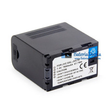 Bateria para JVC SSL-JVC50 SSL-JVC70 75 78 GY-HMQ10 HM600 HM650 7800mAh com saída USB - Substituição da bateria
