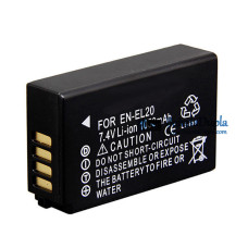 Bateria para Nikon EN-EL20 EL20 Coolpix A J1 J2 J3 S1 AW1 V3 1050mAh - Substituição da bateria