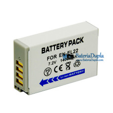 Bateria para Nikon EN-EL22 J4 S2 1400mAh - Substituição da bateria
