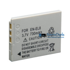 Bateria para Nikon EN-EL8 COOLPIX S1 S2 S3 P1 P2 S5 S6 S7 S8 S9 S51 S50 S52 - Substituição da bateria