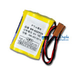 Bateria para FANUC BR-AGCF2W A98L-0031-0011 # L A06B-6093-K001 Brown conector - Substituição da bateria