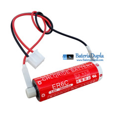 Bateria para Mitsubishi ER6C F2-40BL FX2N / 1N AA 3.6V - Substituição da bateria
