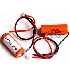 Bateria para PLC FX2NC-32BL ER10 / 28 3.6V ER10280 - Substituição da bateria