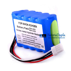 Bateria para Nihon Kohden 10hr-4 / 3FAUC-NK 2354A - Substituição da bateria