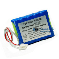 Bateria para Nihon Kohden TEC-X062 BSM-1100 TEC-8200 BSM-73 BSM-2300 - Substituição de bateria